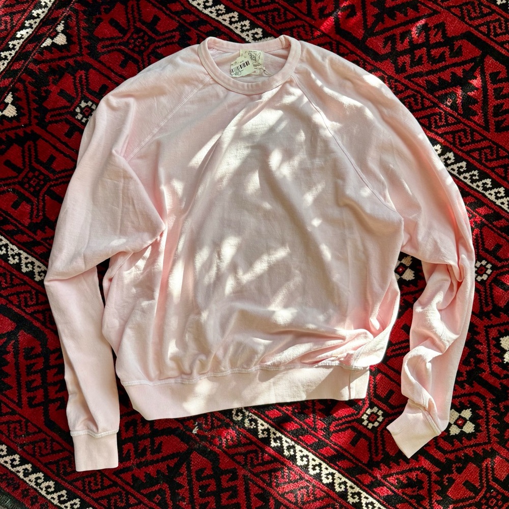 ar321 lightweight crewneck sweater - powder pink
